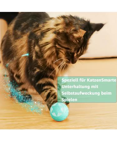 Peticularz Cat Toys - Self-Employment Electric Powerball 2.0 | Interactive Wloom Intelligence Magic Ball for Cats (Star Blue) - Buy Online on GoSupps.com