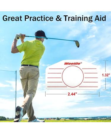 Golf Driver Impact Tape Labels 120Pcs - Swing Training Stickers for Irons & Woods | Golf Clubs Recorder for Practice & Improvement - Buy Online on GoSupps.com