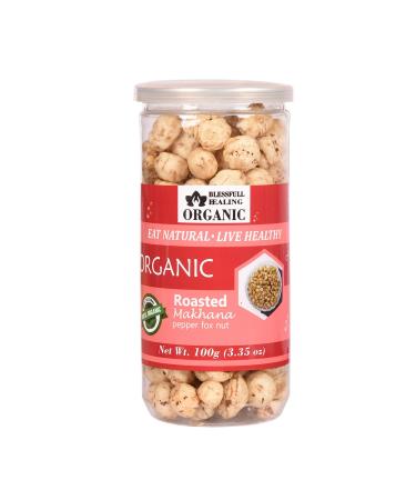 Blessfull Healing Organic Pepper Roasted Makhana Flavour 100 grams