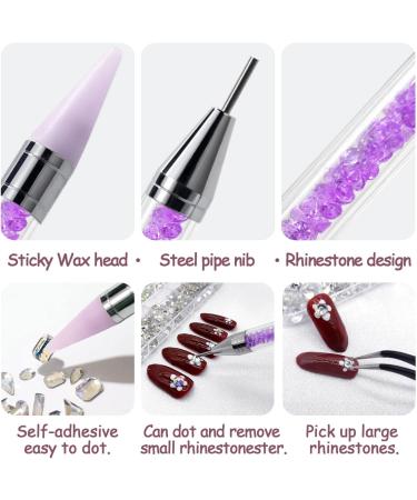 Cretty-Meet 1500pcs Rhinestones in 6 Sizes Flat Back Crystal AB Nail Art Gems Kit with Tools - Clear and Rainbow | Perfect for Nails, Face, Eye Makeup, and Crafts - Buy Online on GoSupps.com