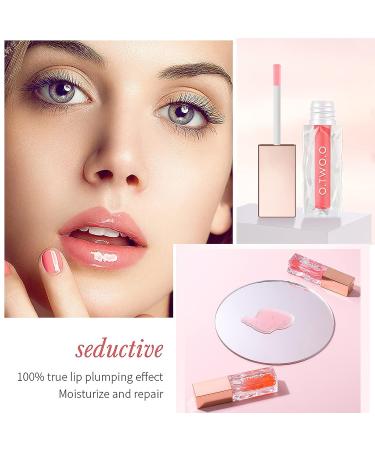 Petansy Hight Lip Gloss Plumping Lip Glow Oil Set - Hydrating Shine, Tinted Balm, Glass Finish | Makeup Gift for Women - Buy Online on GoSupps.com
