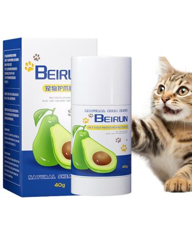 Moisturizing balm for dog paws - Natural moisturizing balm for protecting dog paws - 40 g - Effective foot care for pets - Paw balm for