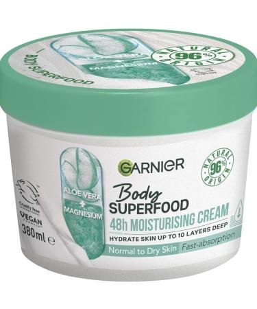 Garnier Body Superfood Body cream Aloe With Soothing Effect And Quick Absorption 12.8 Fl.Oz