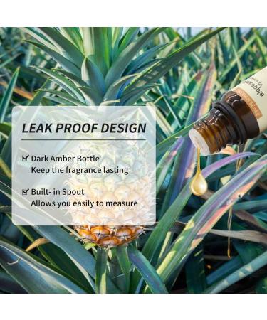 Pineapple Essential Oil 10ml - 100% Pure Organic Aromatherapy Diffuser Oil - Buy Online on GoSupps.com