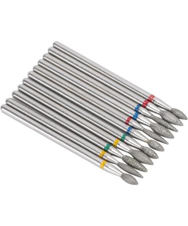 Yctze Professional 11-Piece Nail Drill Bit Set Emery Exfoliating Polishing Burr Manicure Tools for Cuticle Care and Nail Enhancement - Buy Online on GoSupps.com