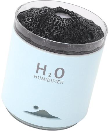 Large Capacity Essential Oil Diffuser & Volcano Night Light Humidifier - Blue Aromatherapy Air Freshener - Buy Online on GoSupps.com
