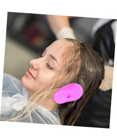 Healeved 4pcs Hair Dye Earmuffs - Black Ear Cuff Baking Oil Shawl - 7.5x5cm - Assorted Color | Shop Now - Buy Online on GoSupps.com