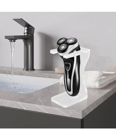 Uxsiya Acrylic Beard Brush Holder - Transparent Space-Saving & Durable Beard Brush Stand for Stylish Organization - Buy Online on GoSupps.com