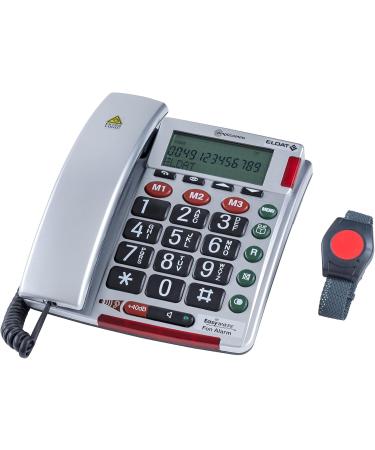 ELTAT FON ALARM APF: Emergency Phone for Seniors | Corded Landline with Emergency Call Button | Ideal Home Safety Solution - Buy Online on GoSupps.com