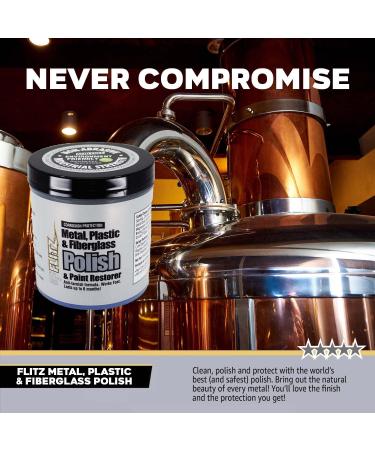 Flitz CA 03516-6 Paste Polish Can 1lb | Metal Polish for Ultimate Shine - Buy Online on GoSupps.com