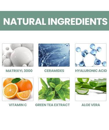 Miioto Hyaluronic Acid Collagen Serum - Anti-Aging Facial Care & Eye Area Moisturizer | 30ml *2 - Deeply Nourishing Peptide Essence - Buy Online on GoSupps.com