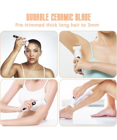 Razor Ladies Electrical Bikini Trimmer Set | Women's Electric Razor for Armpits Legs & Bikini Zone | Rechargeable Intimate Grooming Tool - Buy Online on GoSupps.com