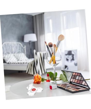 Angoily 4pcs Hexagonal Transparent Eye Shadow Box Highlight Travel Storage Tray - Buy Online on GoSupps.com