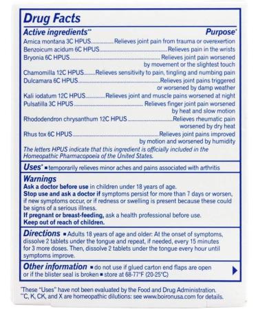 Buy Boiron Arnicare Arthritis | Fast International Shipping | Relief for Pain & Inflammation - Buy Online on GoSupps.com