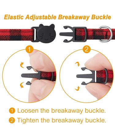 LLHK 4 Pack Small Fish Cat Collars with Bow Tie and Bell | Personalized Breakaway Kitten Collar | Adjustable 7-12inch | Cute for Girl/Boy Cats | Pet Supplies & Accessories - Buy Online on GoSupps.com