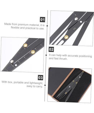 FOMIYES Eyebrow Scale Eyebrow Shaping Template Makeup Measuring Tool Eyebrow Microblading Ruler Miss Mini - Buy Online on GoSupps.com