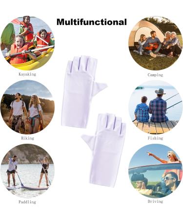 Arqumi UV Gloves for Gel Nails - 2 Pairs of Fingerless UV Protection Gloves for Gel Manicure - Buy Online on GoSupps.com