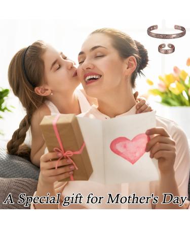 Jecanori Lymph Drainage Copper Magnetic Bracelet and Ring for Women Men Magnetic Lymph Detox Bracelet Wristband Brazaletes and Magnetic Copper Bracelet Carpal Tunnel Gift Set(Vintage Flower) A-Copper - Buy Online on GoSupps.com