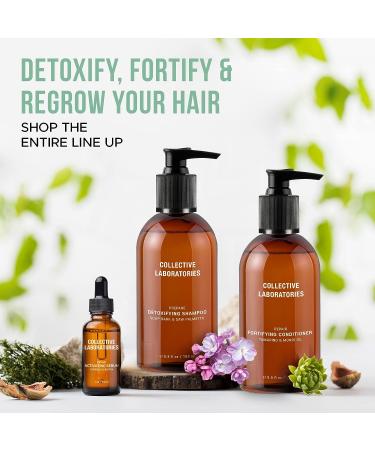 Collective Laboratories Detox Shampoo for Thinning Hair and Hair Loss - Postpartum Treatment - Hair Growth for Women and Men - Buy Online on GoSupps.com