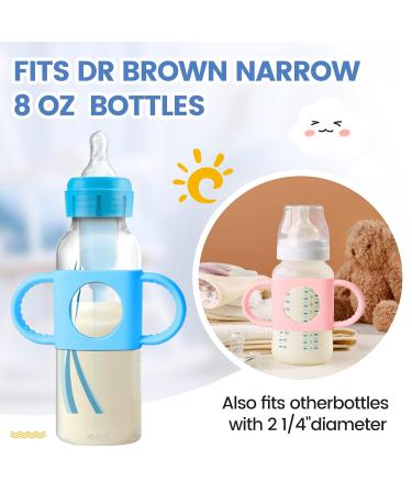 3 Pack Silicone Baby Bottle Handles for Dr Brown Narrow Bottles - Easy Grip Design - Buy Online on GoSupps.com