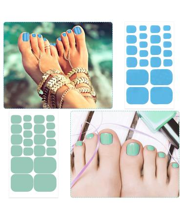 20 Sheets 440 Pcs Toenail Stickers - Stylish Nail Art Wraps for Women | Gel Nail Strips & Polish Stickers for Toes - Buy Online on GoSupps.com