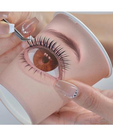 Shakven Eyelash Training Aids Eyelash Extension Supplies Aids - 20x Eyelash Training Paper Cup for Adults Makeup Artist Eyelash Beautician - Buy Online on GoSupps.com