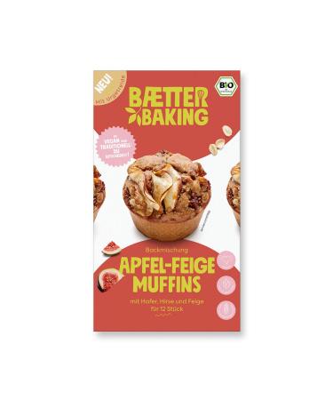 Baetter Baking Muffin Baking Mix Apple Fig Organic - 360 g vegan with ancient grains