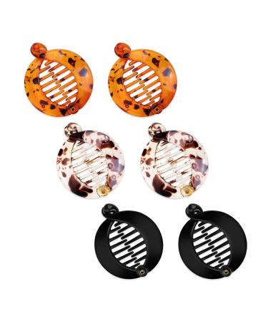 Molain 6 Pieces Banana Hair Clips Mini Banana Hair Combs Resin Fishtail Hair Clip Combs Hair Accessories for Women Girl (MultiColor) - Buy Online on GoSupps.com
