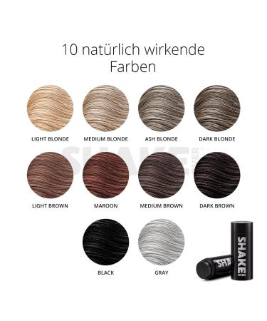 Shake Over Vegan Scatter Hair - Zinc-Enriched Compression Hair High-Quality Bulk Hair Made in Europe (30g Refill) - Gray - Buy Online on GoSupps.com