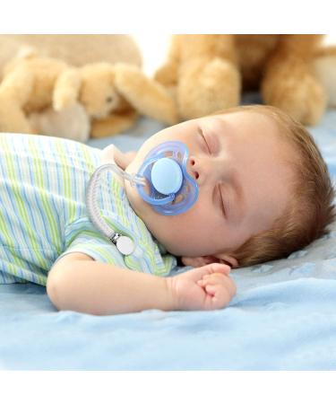 4-Piece Silicone Pacifier Clips Teething Ring Holder for Baby Teething Toys - Boys and Girls (Black/White/Gray/Yellow) - Buy Online on GoSupps.com