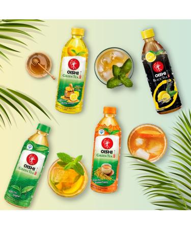 OISHI Black Tea Lemon - 1 x 500 ML | Refreshing Instant Black Tea Drink - International Shipping Available - Buy Online on GoSupps.com