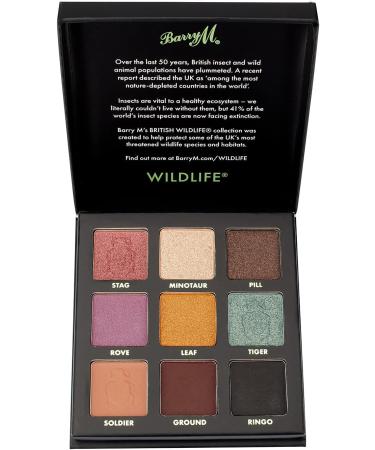 Barry M WILDLIFE Eyeshadow Palette - Beetle Red, Brown, and Green 1.40 g (Pack of 1) - Buy Online on GoSupps.com