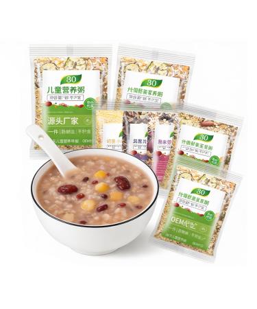 30 Paquets De M lange Bouillie C r ales M lang es 75 G Chacun Petit-d jeuner Nutritives Faciles Cuire Pr tes Rapidement Avec Une Cuisini re Ou Un Cuiseur Riz Multi-grains