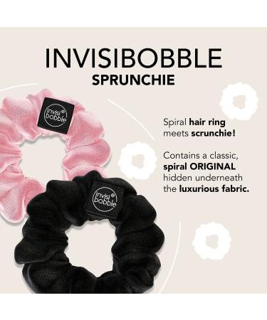 Buy Invisibobble Sprunchie Original True Black & Prima Ballerina 2 Pack - Hair Accessories - Buy Online on GoSupps.com