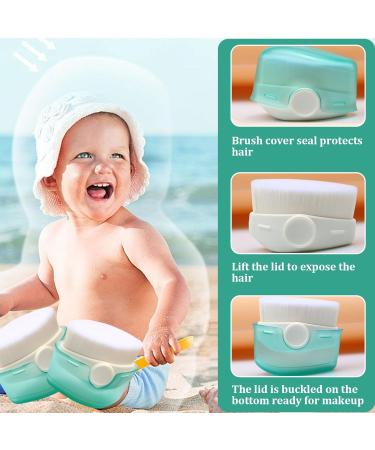 Comebachome Kids Sunscreen Applicator 2pcs Sunscreen Applicator for Kids Sunscreen Lotion Applicator Set with Protective Cap Fast Brush Liquid Cream Powder Easy to Apply for Kids 6.10x4.83cm - Buy Online on GoSupps.com