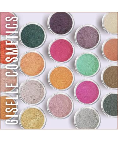 Giselle Cosmetics Organic Mineral Eyeshadow - Blue Marble - 3g - Buy Online on GoSupps.com