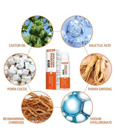 ApexFwdt Re ACT Exalted Minoxi Roll-On Hair Treatment Serum - Natural Nourishing Scalp Oil for Hair Growth and Repair - Women & Men - Buy Online on GoSupps.com