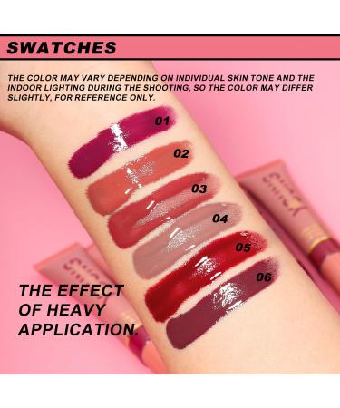 YOUNG VISION Hydrating Liquid Lipstick & Gloss Tint - Oil Infused Versatile Nude to Red Shades Cushion Applicators - Labial Liquido & Brillo Labial 03 - Sunset Glow | International Shipping Available - Buy Online on GoSupps.com