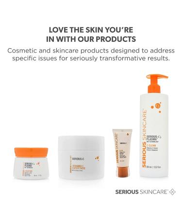 Serious Skincare Serious-C3 Plasma Vitamin C Facial Cleanser - Brighten and Hydrate Dry, Mature Skin - 12 oz. Bottle - Buy Online on GoSupps.com