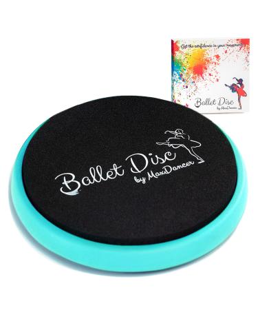 Ballet Turning Disc for Dancers, Gymnastics and Ice Skaters. Portable Turn Board for Dancing on Releve. Make Your Turns, Pirouette and Balance Better Sky blue without a carrying bag
