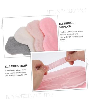Beaupretty 16 Pcs Plush Eye Masks | Fluffy Silk Sleep Masks | Travel & Eyeshadow Eye Covers | Breathable Eye Patches for Kids & Adults - Buy Online on GoSupps.com