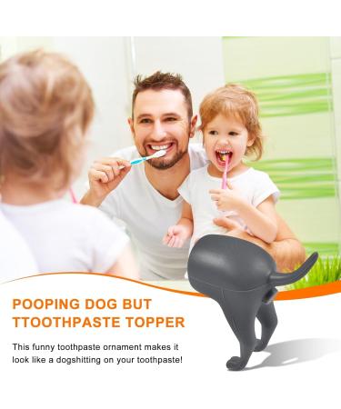 3PCS Pooping Dog Topster - Creative Toothpaste Dispenser & Caps for Dogs | Unique Gifts for Pet Lovers - Buy Online on GoSupps.com
