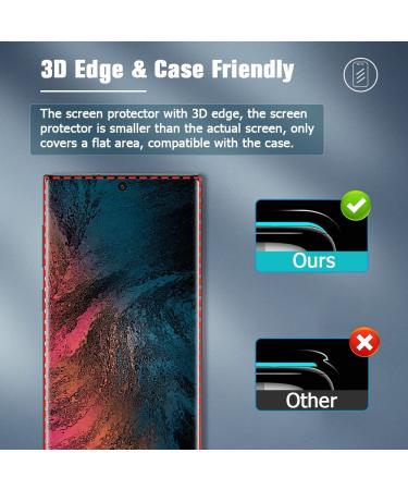 2+2 Pack Galaxy Note 20 Ultra Screen Camera Protector | 9H Tempered Glass | Scratch Resistant | Ultrasonic Fingerprint Support | 3D HD Curved | For Samsung Galaxy Note 20 Ultra 5G 6.9 - Glass Screen Protector - Buy Online on GoSupps.com