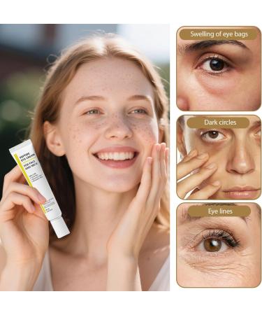  Qkbuza Eye Cream - 40ml Firming Cream - Nourishing Eye Care | For Men Morning Evening Anti-Puffiness Concealer Daily Firming Beauty - Buy Online on GoSupps.com