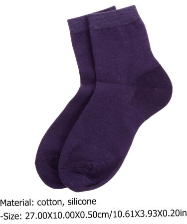 minkissy 15 Pairs Gel Ripstop Socks Features Socks for Women Spa Socks Cracked Heel Socks Hard Stockinette Spa Soften Socks Silicone Socks for Cracked Feet Pure Cotton Care Miss Foot Socks - Buy Online on GoSupps.com