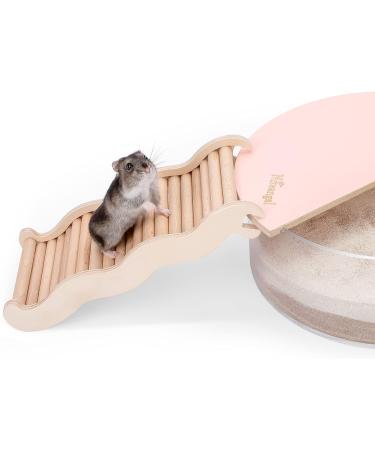 Niteangel Hamster Climbing Toy Wooden Ladder Bridge for Hamsters Gerbils Mice and Small Animals (M) - Buy Online on GoSupps.com