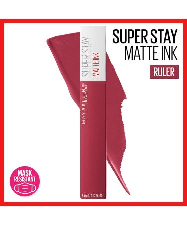 Maybelline New York SuperStay Matte Ink Un-nude Liquid Lipstick Ruler 0.17 Ounce 80 Ruler 5.03 ml (Pack of 1) - Buy Online on GoSupps.com