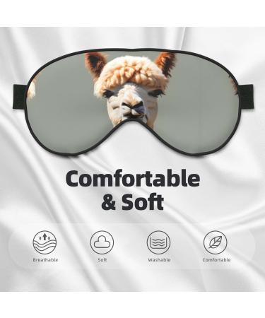 Buy Alpaca Avatar Reversible Polyester Sleep Mask - Adjustable Strap for Ultimate Comfort & Light Blocking | International Shipping Available - Buy Online on GoSupps.com