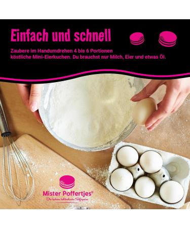 MISTER POFFERTJES Pancake Baking Mix | Authentic Dutch Mini Pancakes | Easy Poffertjes for Home | International Shipping - Buy Online on GoSupps.com