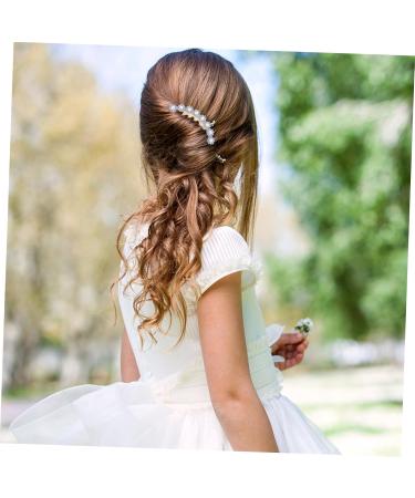 Housoutil Hair Side Comb Decorative Hair Combs Hair Combs for Women Accessories Bridal Hair Accessories Girl Vintage Hair Accessories Hair Pin Imitation Pearls Rhinestones Miss Hair Piece - Buy Online on GoSupps.com